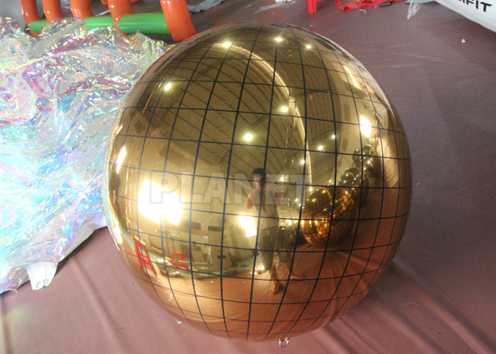 Hanging PVC Party Event Decorated Huge Inflatable Balls Inflatable Mirror Disco Ball Sphere