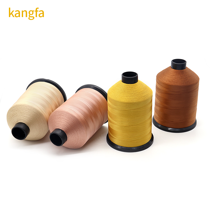 Pattern Dyed Tex35 Tex45 Tex70 High Strength Multi-color Bonded Nylon Thread for Sofa