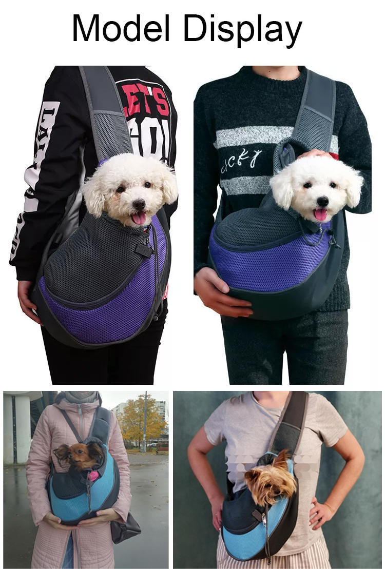 Pet Travel Bag Neck Sling Strap Stuff Tote Adjustable Backpack Cat Dog Carrier Bag