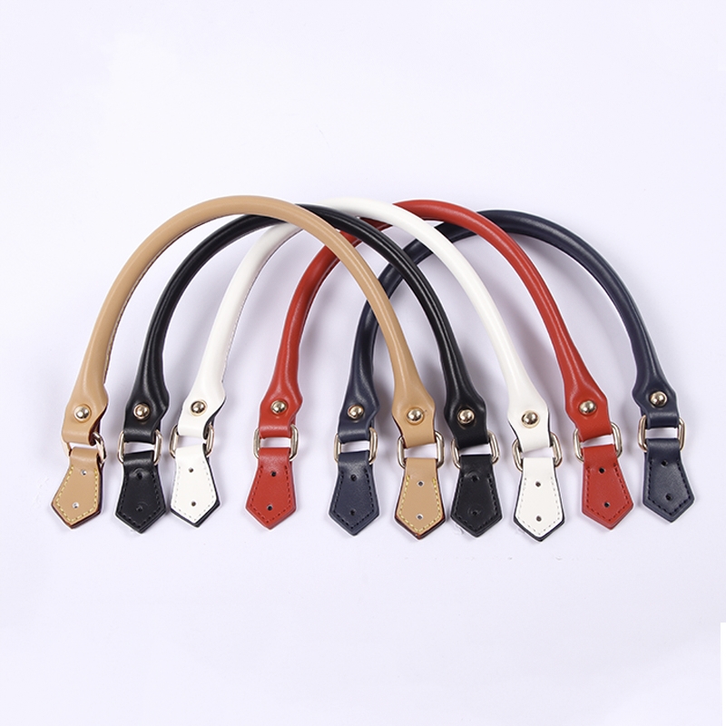 Wearproof Replacement Leather Purse Straps Apricot White Black ISO9001