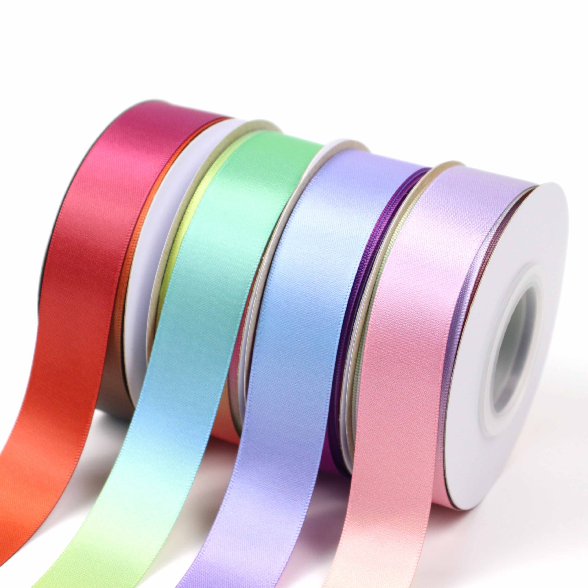 Color Gradual Change Polyester Ribbon 25mm Hot Transfer Printing