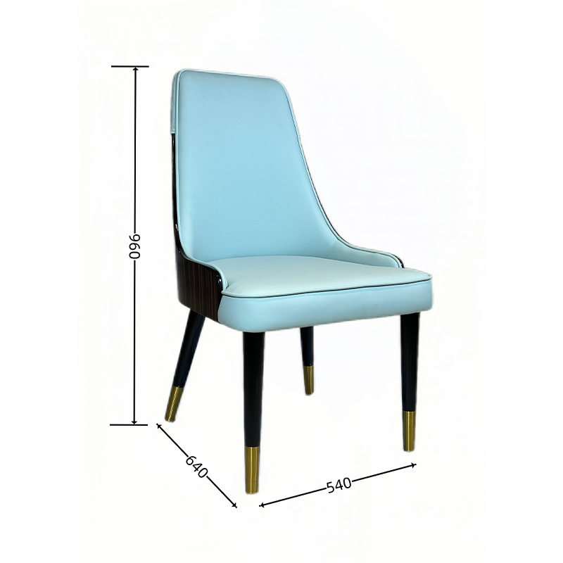 Modern Leather with Armrest Dining Chair Home Dine Room Hotel Furniture Wholesale