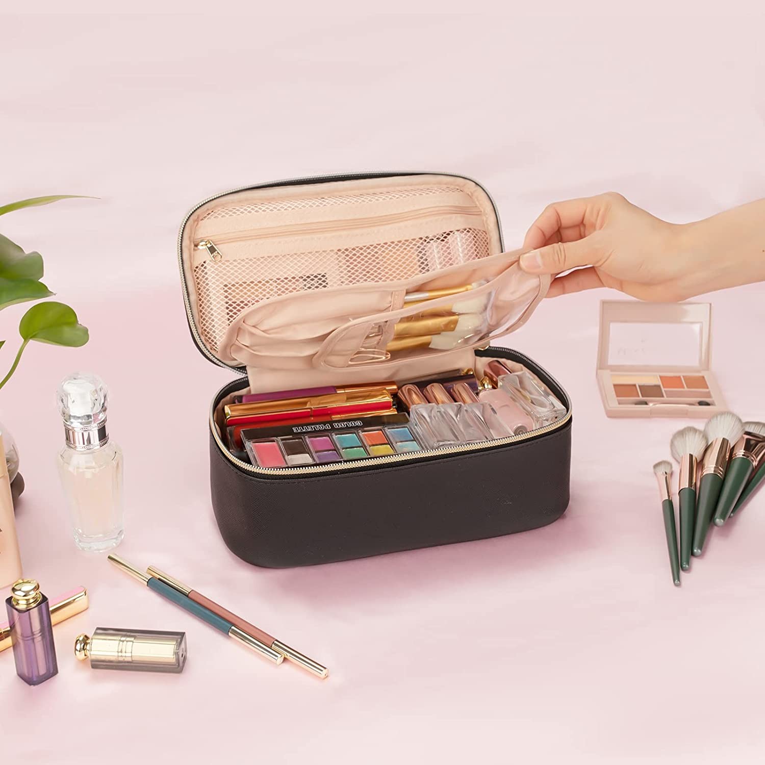 Small Cosmetic Portable Travel Makeup Bag 1000PCS For Women Brush Organizer Pouch