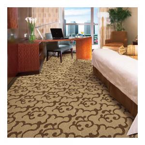 China Jacquard Loop Pile Tufted Broadloom Carpet Width 4m For Hotel Room on sale