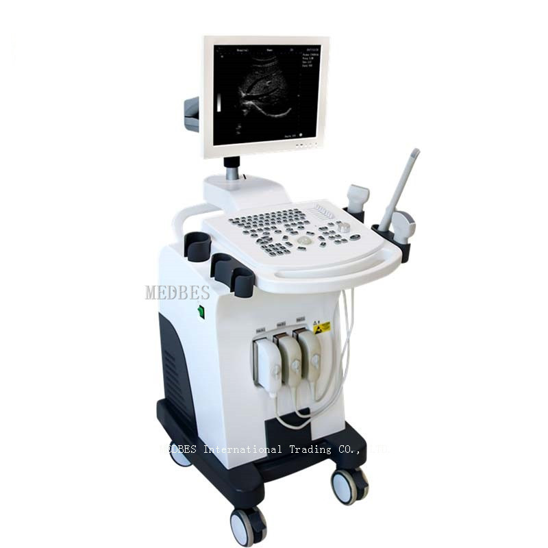 Full digital hospital cheapest 4D trolley color doppler laptop portable