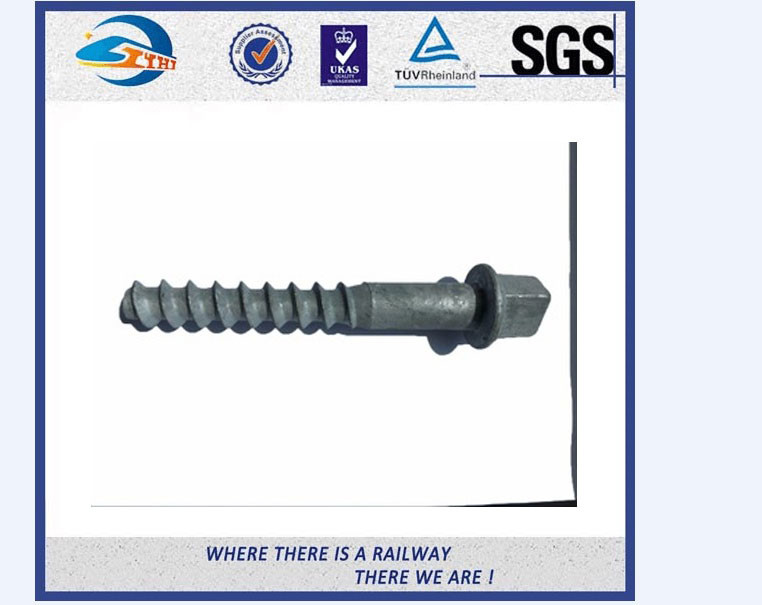 Self Trapping Track Screw Spikes For Railway And Mining Sleeper
