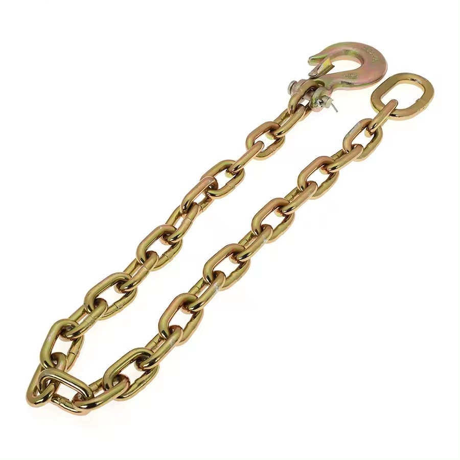3/8 G70 Chain Tow Flatbed Truck Trailer Chain Tie Down with Welded Transport Chain End
