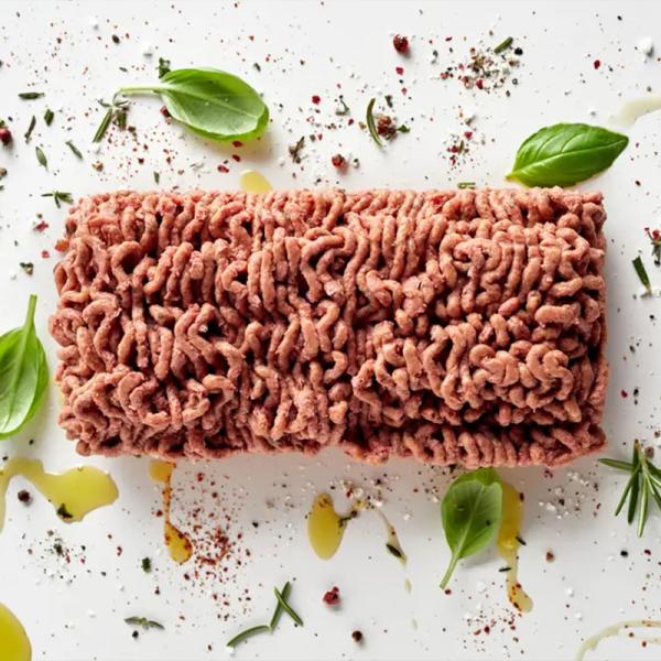 Plant based sliced meat product display