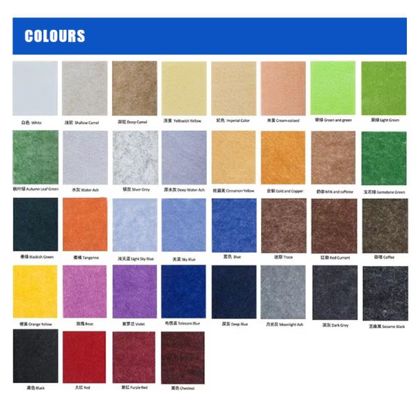 Customized Aesthetic Acoustic Ceiling Panels Eco Friendly Material Flame Retardant