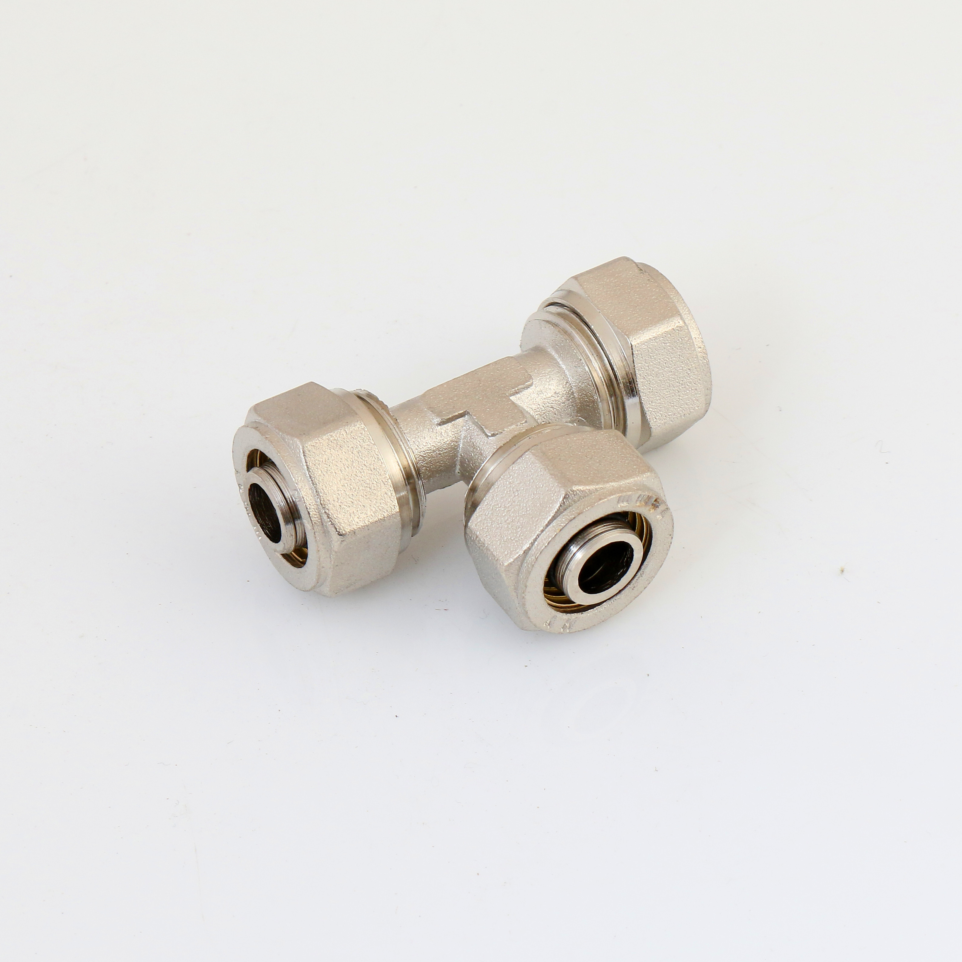 brass compression pex pipe fittings Elbow Double with plated for pex-al-pex pipe fittings