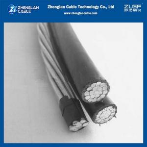 China AAAC Neutral Aerial Bundled Cable Service Drop Cable Barnacles 2x4AWG+1x4AWG AAC/XLPE on sale