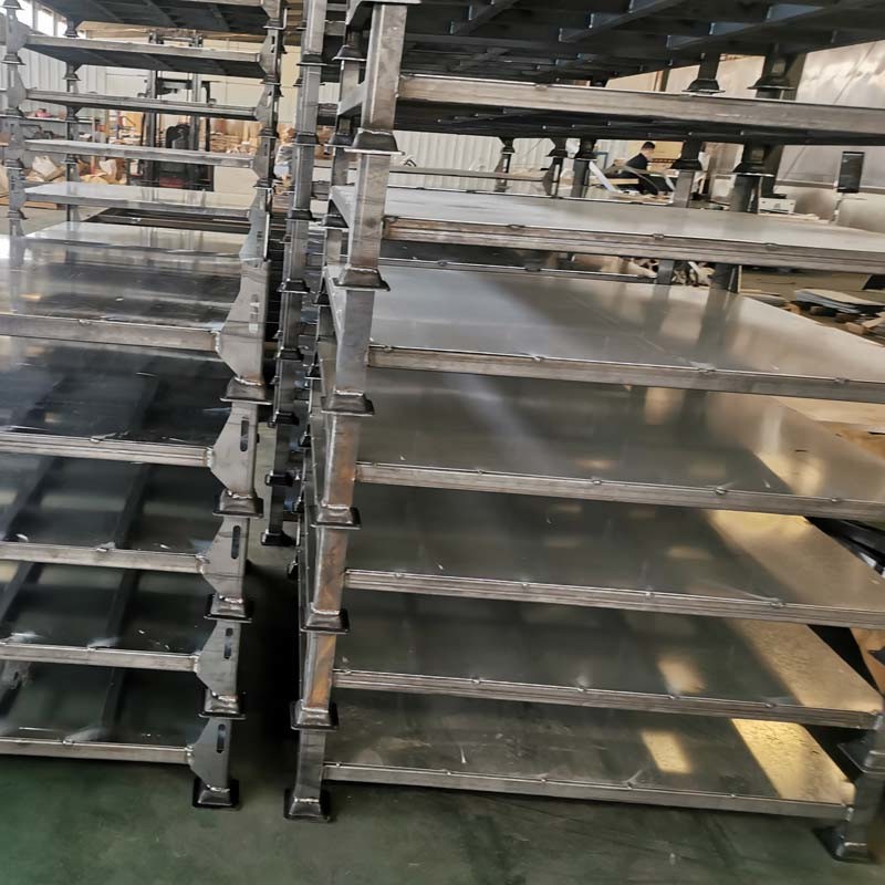 Industrial Warehouse Grid Metal Pallet Box With Foldable And Multiple Colors