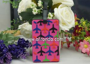 Quality Custom plane luggage tag for airline company promotional luggage tag travel agent souvenir gifts luggage tag for sale