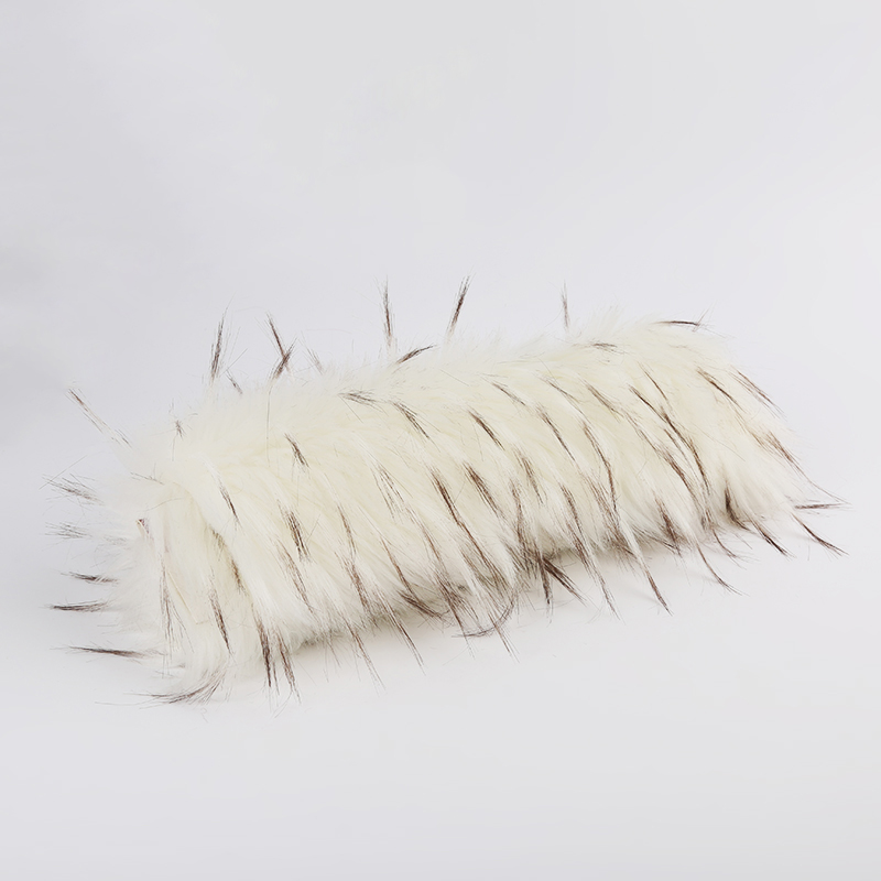Tip Dye Murmasky Fluffy Long Pile Faux Raccoon Fur Fabric For Garments Density