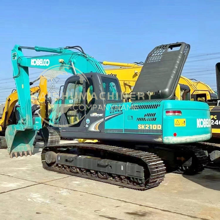 Used Kobelco SK210D Excavator Good Condition Japan Original 21 Ton 1600 Working Hours