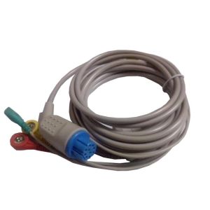 Quality Datex 3 Lead Ecg Cable With Snap End for sale