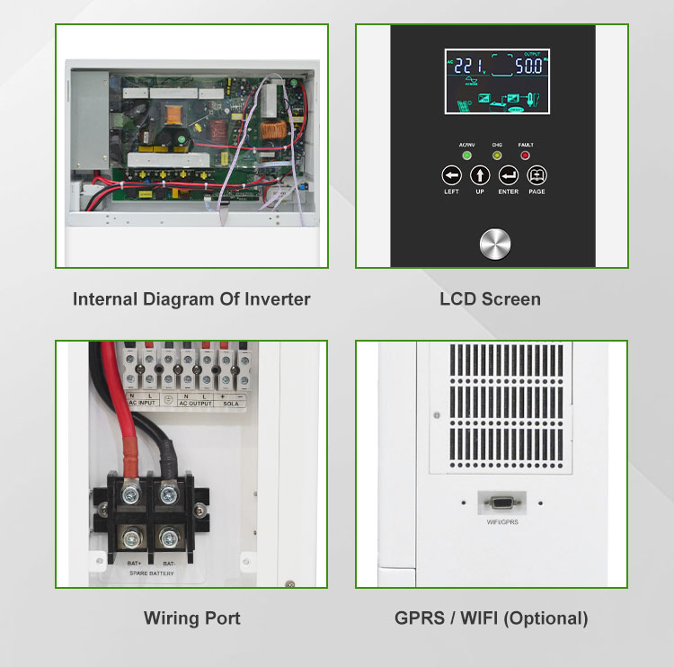 details of ithium battery with inverter