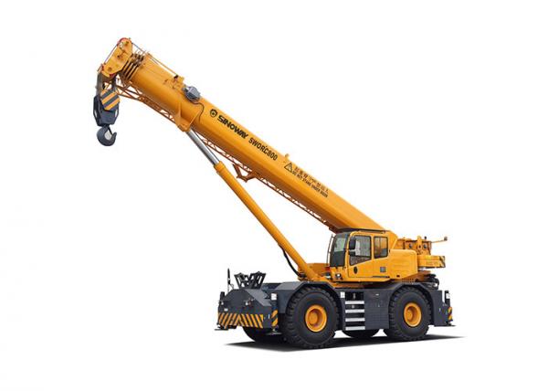 Buy 80 Ton Heavy Duty Hydraulic Mobile Crane / Engineering Rough Terrain Crane at wholesale prices