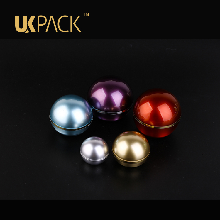 Acrylic Circular Cosmetic Cream Jars PMMA+PP cap 15ml 30ml 50ml