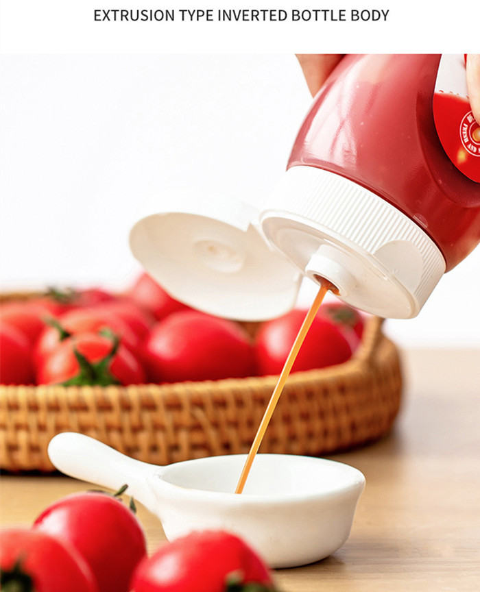 110ml Squeezy Honey Bottle Empty PP Plastic Sauce Squeeze Bottle Dispenser