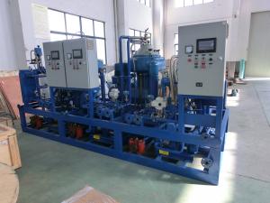 China Marine Vacuum Oil Purifier Oil Separator Unit Steam 170 - 210 ℃ Manual / Auto Discharge on sale