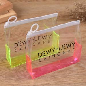 Quality Clear Pvc Cosmetic Bags Wholesale Makeup Zipper Pouch Transparent for sale