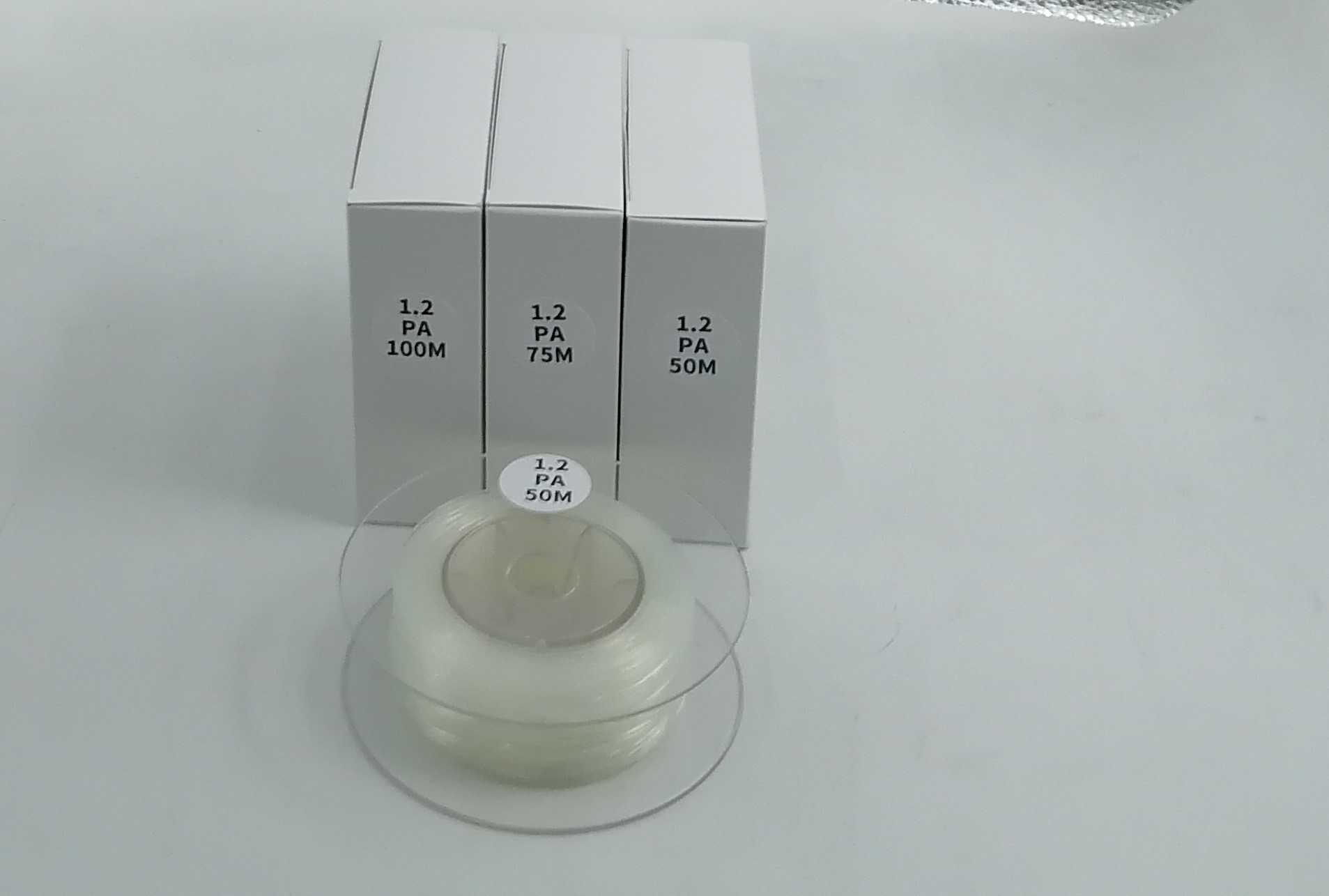 FTTH 1.2mm Nylon G657B3 Transparent Clear Invisible Transparent Optical Fiber