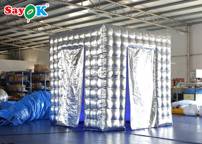 Inflatable Party Tent Water Resistant Inflatable Led Photo Booth For Advertising / Promotion