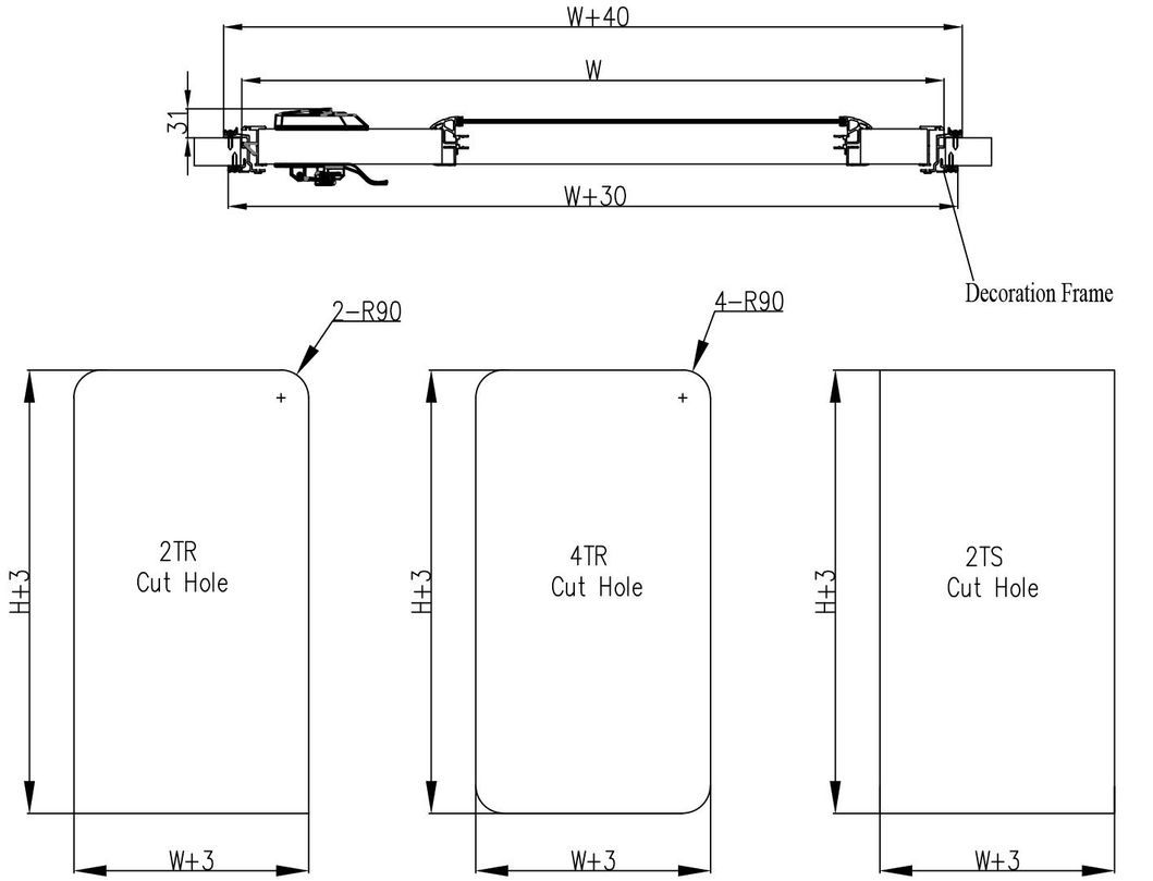 Self-Propelled/Trailer Rvs MD3 Motorhome/Caravan Door for RV Truck Camper Motorhomes DIY
