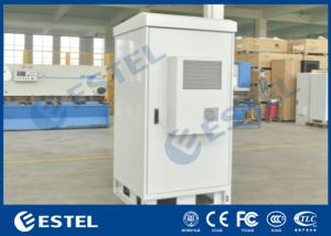 Quality Front Access Outdoor Electrical Cabinets And Enclosures Galvanized Steel Single Wall 40U for sale