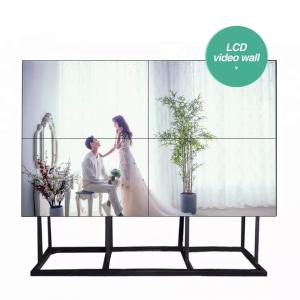 China 4x4 Ultra Thin LCD Video Wall Screen 55 Inch 500cd/M2 Long Lifespan on sale