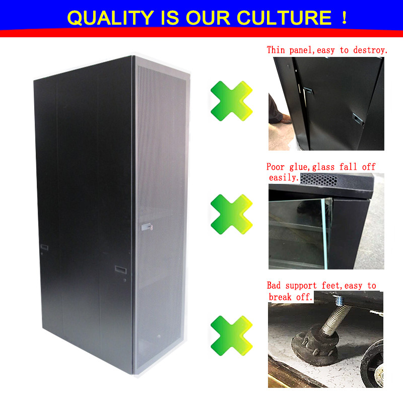 Floor Stand Server Rack Enclosure Server Cabinet 19 Inch 800mm * 1000mm * 42u
