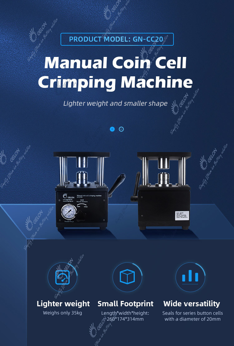 Lab Coin Cell Assembly Machine Hydraulic Manual Sealer Crimper Discrimping Machine