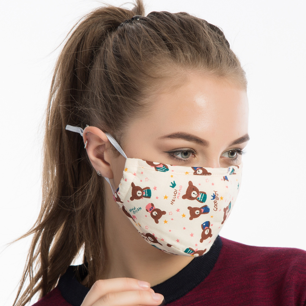 Outdoor Woven Fabric Mask Pm 2.5 Washable Kids Adult Face Mask
