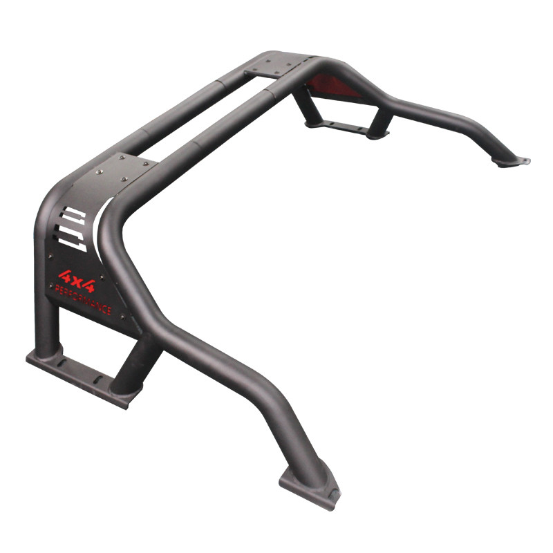 Black Steel Anti Sport Truck Roll Bar 4x4 Pickup For Toyota Hilux Revo