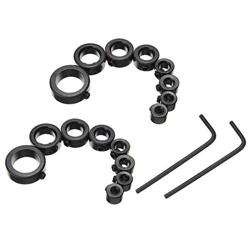 8PCS Drill Stop Depth Set Collar Customized Packing for High-End Hardware Performance