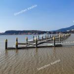 Fireproof Marine Floating Dock WPC Decking Aluminum Floating Pontoon Dock