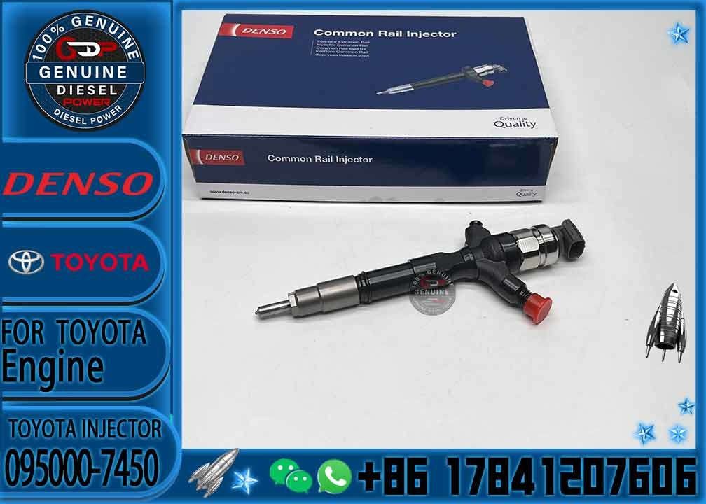 1KD Injector Nozzle 095000-7450 Common Rail Injector 095000 7450 0950007450 for Toyota Hiace Dyna 3.0 d