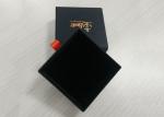 Sliding Black Paper Paperboard Gift Boxes Eco - Friendly Fashion Design