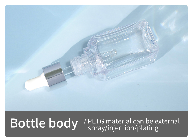 Plastic Foam Soap Bottle 30ml 55ml Transparent Dropper Bottle Custom For Cosmetic Packaging