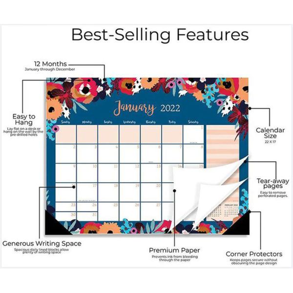 Personalised Stand Up Daily 2022 Desktop Calendar Planner Oem For Office Home