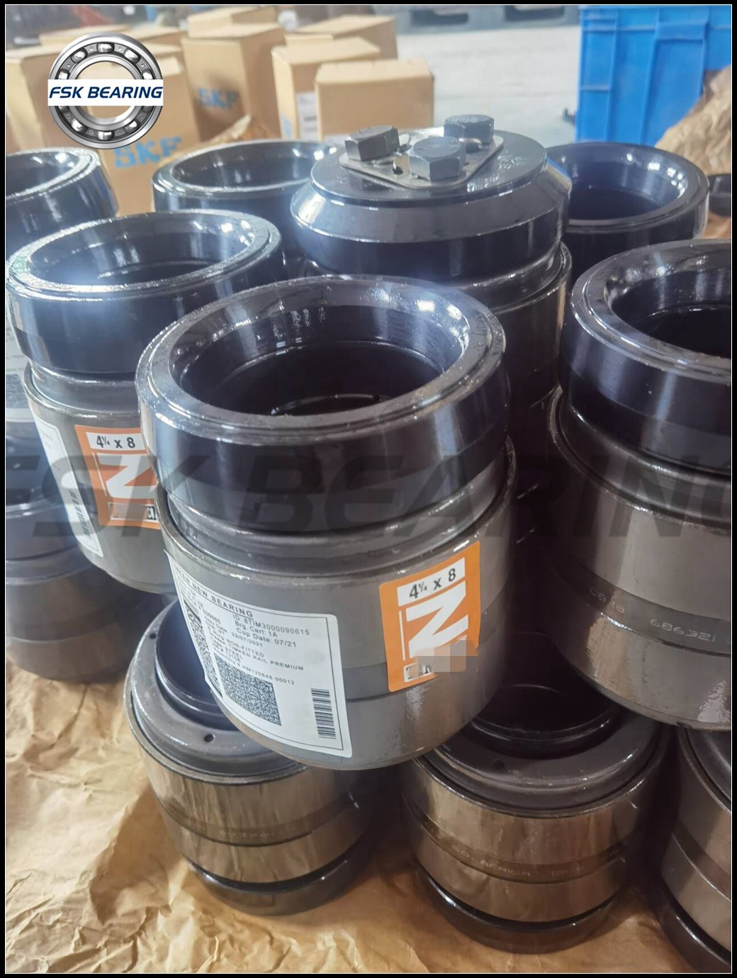 Heavy Duty BT2-8609C Railway Bearing 177.787*276.225*185.74 mm Double Row Tapered Roller Bearing