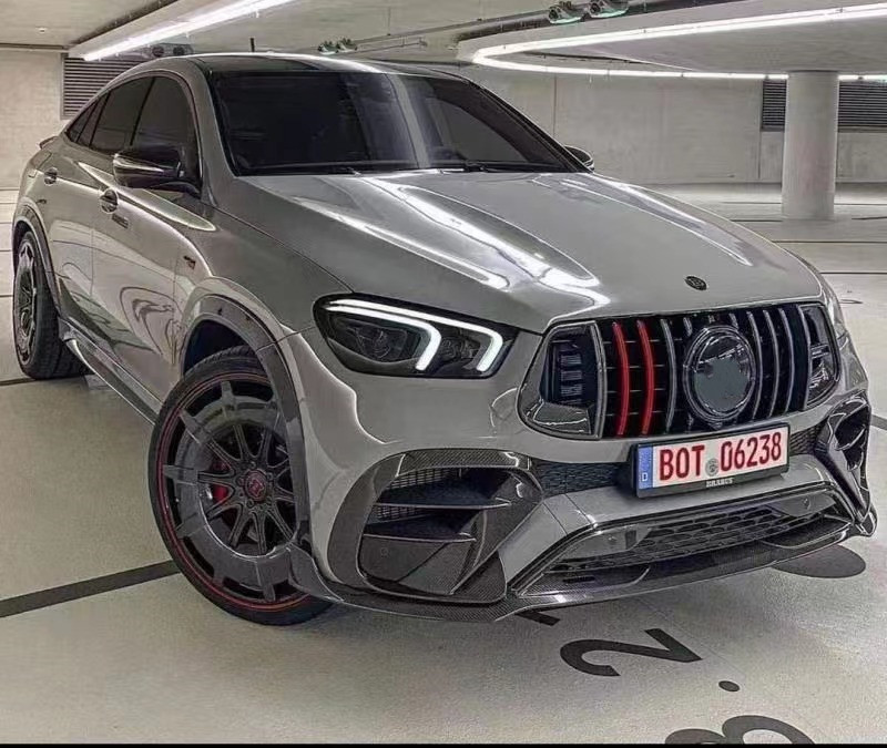 For 2020-2022 Mercedes GLE Carbon Fiber Body Kit GLE GLE Coupe Upgraded for Bras-style Carbon Fiber Body Kit