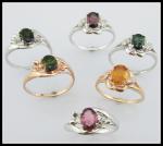 925 Silver Handmade Gemstone Rings Stunning Rhodium Plating Lightweight And
