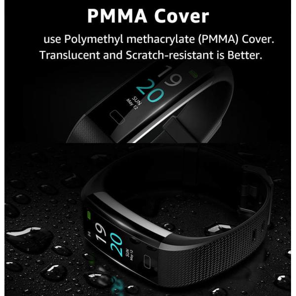 TPU Strap Bluetooth Smart Bracelet BLE5.0 210mm Wristband