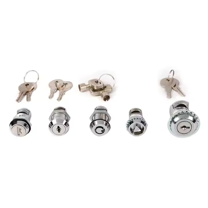 High Security JK522 ATM Spare Parts NCR 6625 CH751 Key Tubular Cylinder Slam Lock