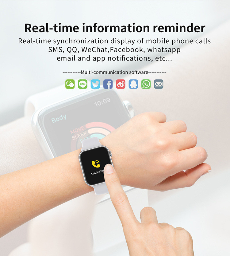 Black Wallpaper Smartwatch For Women Real Time Weather Forecast / Heart Rate Monitor