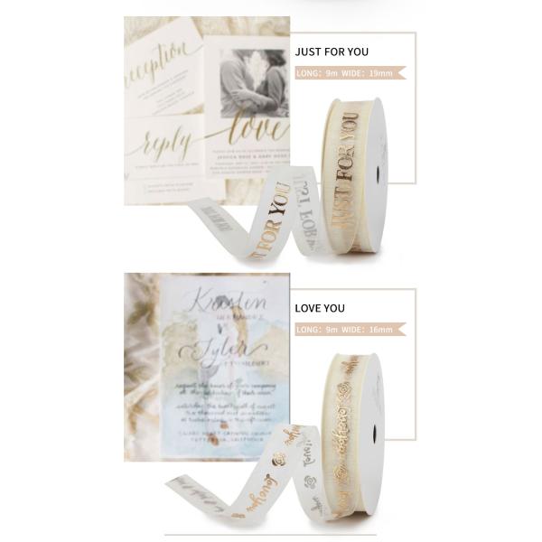 Hot sale 25cm snow yarn band for gift packing Transparent organza gift ribbon