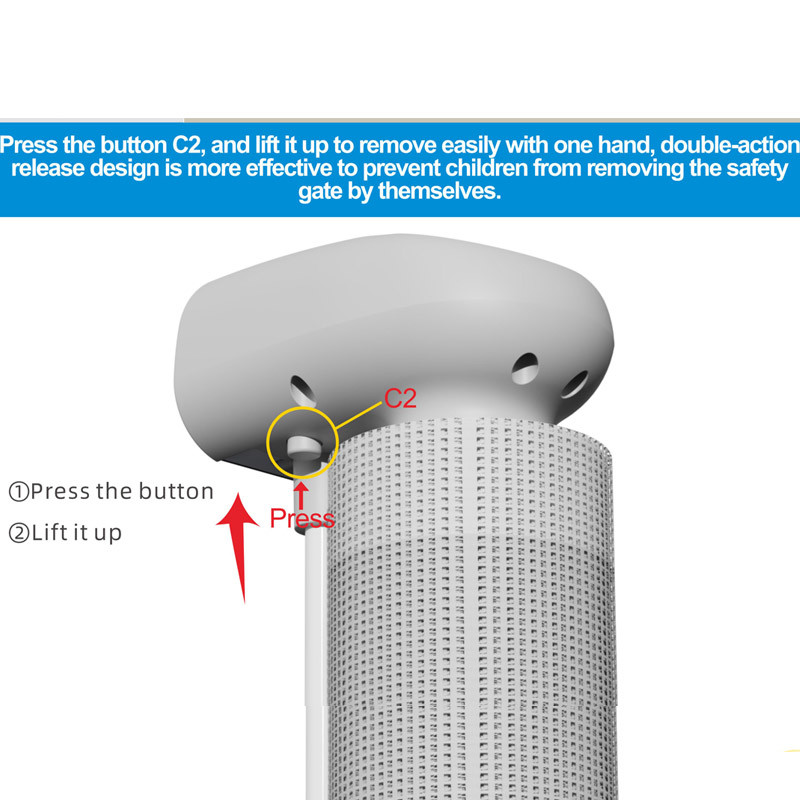 Prodigy Retractable Safe Baby Gate Child Safety Gate