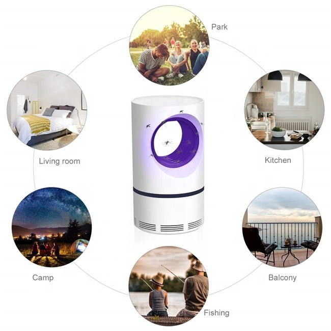 Electronic Mosquito Killer NonChemical USB LED Powered Insect Killer Non-Radiative Mosquito trap for indoor living room